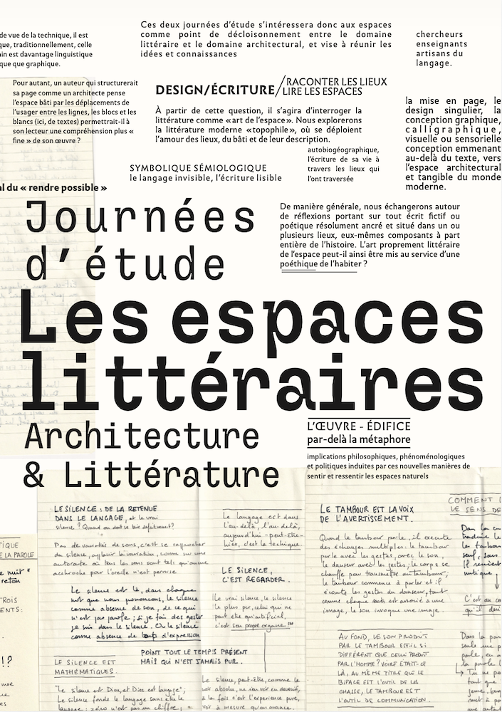 Les espaces liéttéraires Les espaces liéttéraires